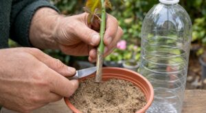 Boutures de rosiers ratées ? Ce geste précis sur l’écorce qu’un ancien m’a appris fait exploser le taux de reprise