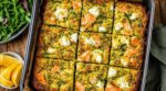 Ce brownie salé chèvre-saumon, préparé comme un dessert, a un secret qui enterre tous vos cakes