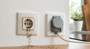 Ce geste simple sur mes prises électriques a stoppé net les fourmis et évite un risque que tout le monde néglige