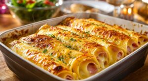 Ce plat de crêpes salées au four prêt en 12 min a fait dire à ma fille « c’est mieux qu’un gratin »