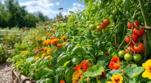 Ces 3 fleurs plantées entre vos tomates ont fait disparaître les pucerons chez moi tout l’été, sans pesticides