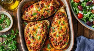 Ces aubergines farcies méditerranéennes prêtes en 35 min ont remplacé tous nos plats du soir, à cause de ce secret