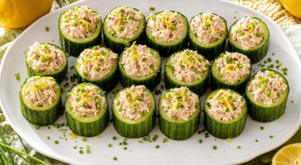 Cette entrée froide au concombre prête en 10 minutes bluffe tous vos invités grâce à un détail inattendu cet été