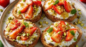 Fraises et ricotta sur pain grillé : ce mélange douteux pourrait bien révolutionner vos petits-déjeuners en 10 minutes