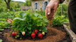 Les anciens gardent ce noyau venu de la cuisine : bien utilisé il booste les fraisiers, mal utilisé il les étouffe