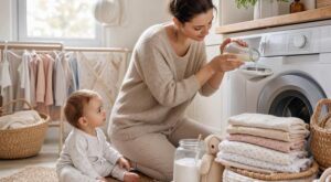 Lessive spéciale bébé : si votre enfant se gratte encore, cette recette en 2 ingrédients va aussi sauver votre budget