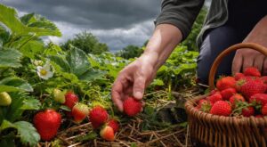 Orage annoncé : ce geste de 2 minutes sur vos fraisiers évite les fraises gorgées d’eau et sans parfum au frigo