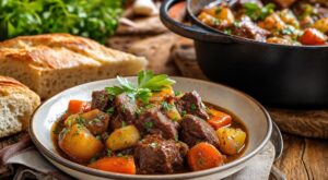 Pose le couvercle : cette cuisson en cocotte souvent oubliée rend le ragoût de bœuf incroyablement fondant