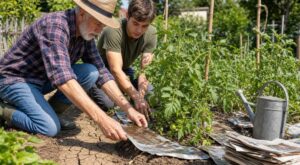 Potager assoiffé : gardez ces vieux papiers, ce geste bluffant et vous n&rsquo;arroserez plus qu&rsquo;une fois par semaine