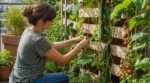 Potager vertical : ce support en bois récupéré évite l’erreur qui ruine vos légumes grimpants sur balcon