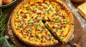 Quiche lardons-petits pois : ce détail dans la pâte change tout, presque tout le monde l’oublie