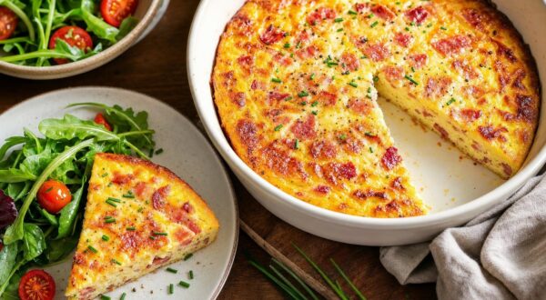 Quiche lorraine : j’ai supprimé la pâte brisée pour cette version ultra légère, le secret change tout au dîner