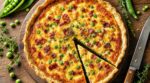 Quiche petits pois-lardons : ce seul aromate dans la pâte change tout et fait oublier la croûte molle