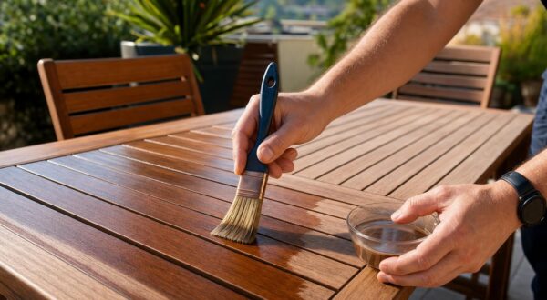 Salon de jardin en bois : avant de racheter des lasures, cette protection venue du monde marin tient plusieurs années
