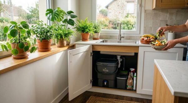 Si vous achetez encore du terreau, vous ignorez ce compost en seau fermé sous l&rsquo;évier inspiré d&rsquo;une méthode japonaise