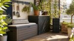 Terrasse gâchée par un coffre en plastique ? Cette solution de rangement discret fait disparaître tout le bazar