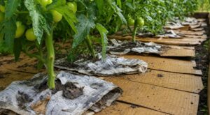 Vous alliez le jeter : ce déchet du quotidien sous vos tomates double les récoltes et stoppe les mauvaises herbes