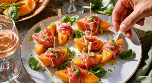Apéro : il vide l’assiette avant les invités, ces roulés jambon-melon prêts en 10 min cachent un détail irrésistible