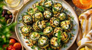 Apéro improvisé : ces roulés de courgette grillée au chèvre prêts en 20 min pour moins de 6 € bluffent vos invités