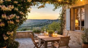 Autour de la terrasse, cette grimpante parfumée fait fuir les moustiques tigres tout l’été et personne ne la plante