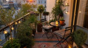 Balcon en béton terne : ce revêtement à moins de 20 € le transforme en salon d’été, même en location