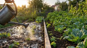 Canicule : cette habitude d’arroser le potager le soir gaspille la moitié de l’eau et ruine vos légumes en silence
