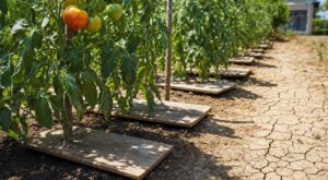 Canicule : pourquoi les anciens glissaient cette planche de bois sous leurs tomates (et ce qu’elle fait vraiment au sol)