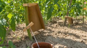 Canicule : pourquoi les bons jardiniers arrêtent d'inonder leurs tomates et clipsent ce petit accessoire en bois