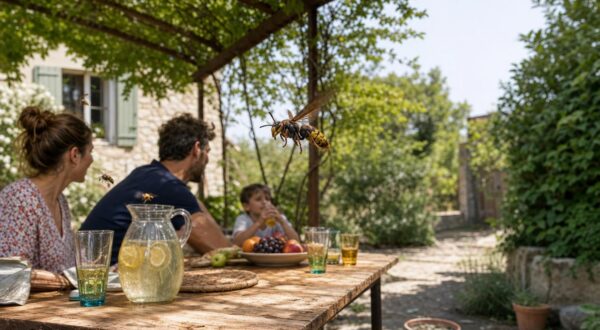 Canicule : si guêpes et frelons envahissent votre terrasse, ce réflexe méconnu peut vous éviter les piqûres
