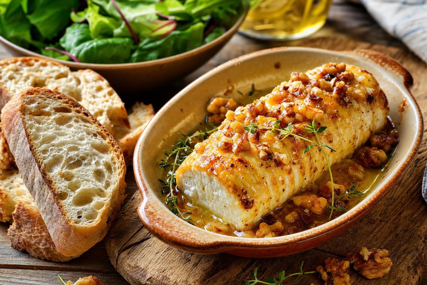 Ce fromage de chèvre 5 min au four avec du miel : l&rsquo;apéro express dont tout le monde redemande