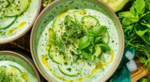 Cet étonnant velouté glacé concombre-yaourt détrône le gaspacho : l’entrée fraîche qui change tout cet été