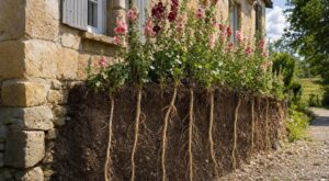 Cette grande fleur que les anciens plantaient au pied des murs protège discrètement votre maison, mais comment ?