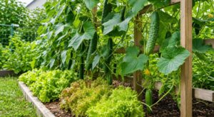 Concombres au potager : cette technique verticale à faire avant le 20 juin pour gagner jusqu&rsquo;à 75 % de place