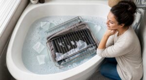 Grilles de four noircies : cette méthode insolite avec ce duo venu de la salle de bain vous évite des heures à frotter