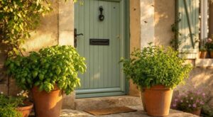 Guêpes au barbecue, frelons au seuil : ce pot de plante placé à droite de la porte les stoppe tout l’été
