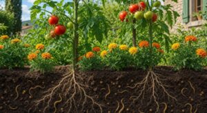 Les anciens le savaient : sans cette petite fleur entre les tomates, un fléau souterrain ruine vos récoltes