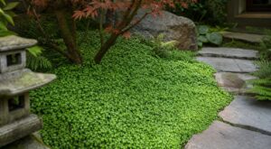 Les pros abandonnent le gazon pour ce couvre-sol d’ombre : un tapis vert ultra doux qui surprend au jardin