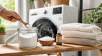 Lessive : ne mettez plus d&rsquo;adoucissant en bidon, ce mélange 3 ingrédients du placard laisse le linge 3x plus frais