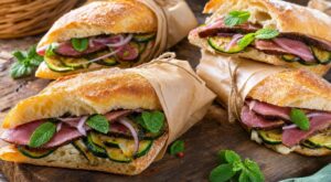 Marre des sandwichs secs au pique-nique ? Ce sandwich courgettes-magret reste ultra moelleux, tout le monde en redemande