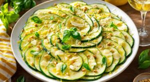 Ne faites plus cuire ce légume d’été : cette entrée crue citron-parmesan qui fond en bouche va vous surprendre