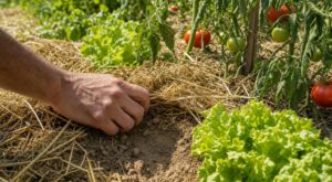 Paillage du potager : si vous ne faites pas ce simple test sous la paille, vous asséchez votre sol sans le savoir