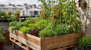 Palettes : ce potager surélevé en palette les transforme en récoltes, à condition d’éviter cette erreur toxique