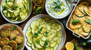 Panne d&rsquo;idées avec vos courgettes ? Ce buffet d&rsquo;été les écoule toutes grâce à 3 gestes que vous ignorez