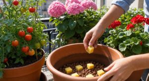 Plantes en pot grillées : cet accessoire de vaisselle que vous jetez réduit les arrosages de 50 % l’été