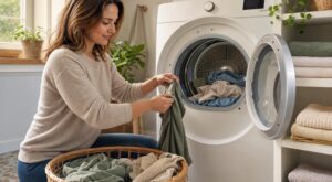 Sèche-linge : cette habitude de 30 secondes que vous zappez toujours et qui froisse votre linge… et votre facture