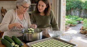 Si vos courgettes congelées ressortent molles, c’est que vous oubliez ce geste avant le congélateur