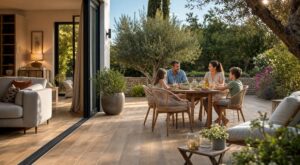 Terrasse 2026 : voici le matériau brut quasi sans entretien qui remplace le bois composite chez tous les voisins
