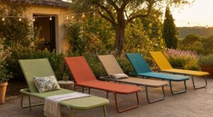 Terrasse : ces 5 transats colorés font oublier vos chaises en plastique et transforment tout sans exploser le budget