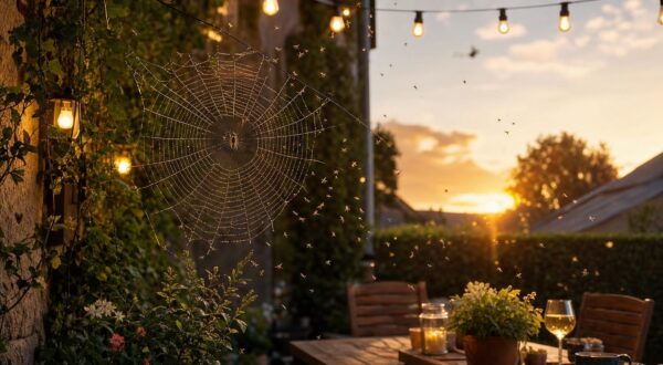 Terrasse : cette toile d’araignée qui revient sans cesse révèle un vrai souci chez vous (et comment y mettre fin)