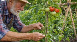 Tomates : les anciens coupaient toujours les feuilles à cet endroit précis, ce détail changeait tout sur les grappes